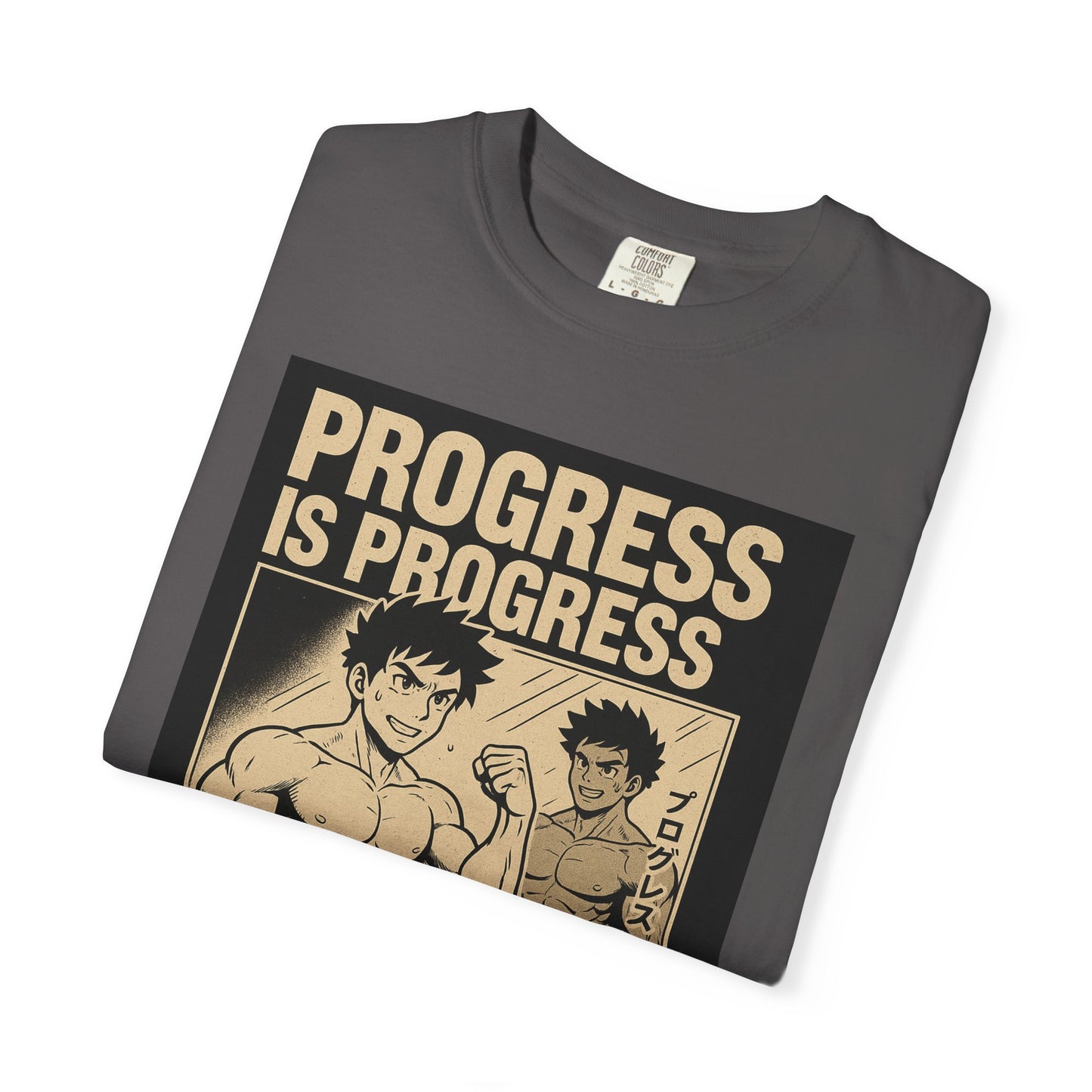 Motivational Fitness T-Shirt, Gym Apparel, Workout Shirt, Progress Is Progress Tee, Unisex Athletic Wear, Unique Gym Gift