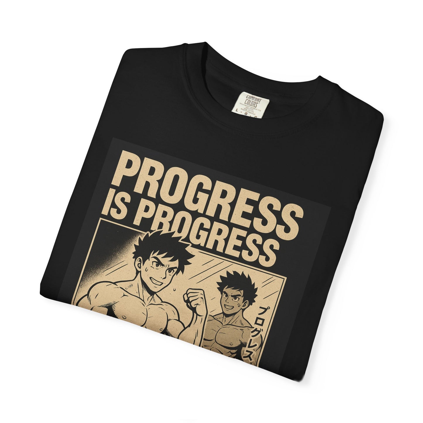 Motivational Fitness T-Shirt, Gym Apparel, Workout Shirt, Progress Is Progress Tee, Unisex Athletic Wear, Unique Gym Gift
