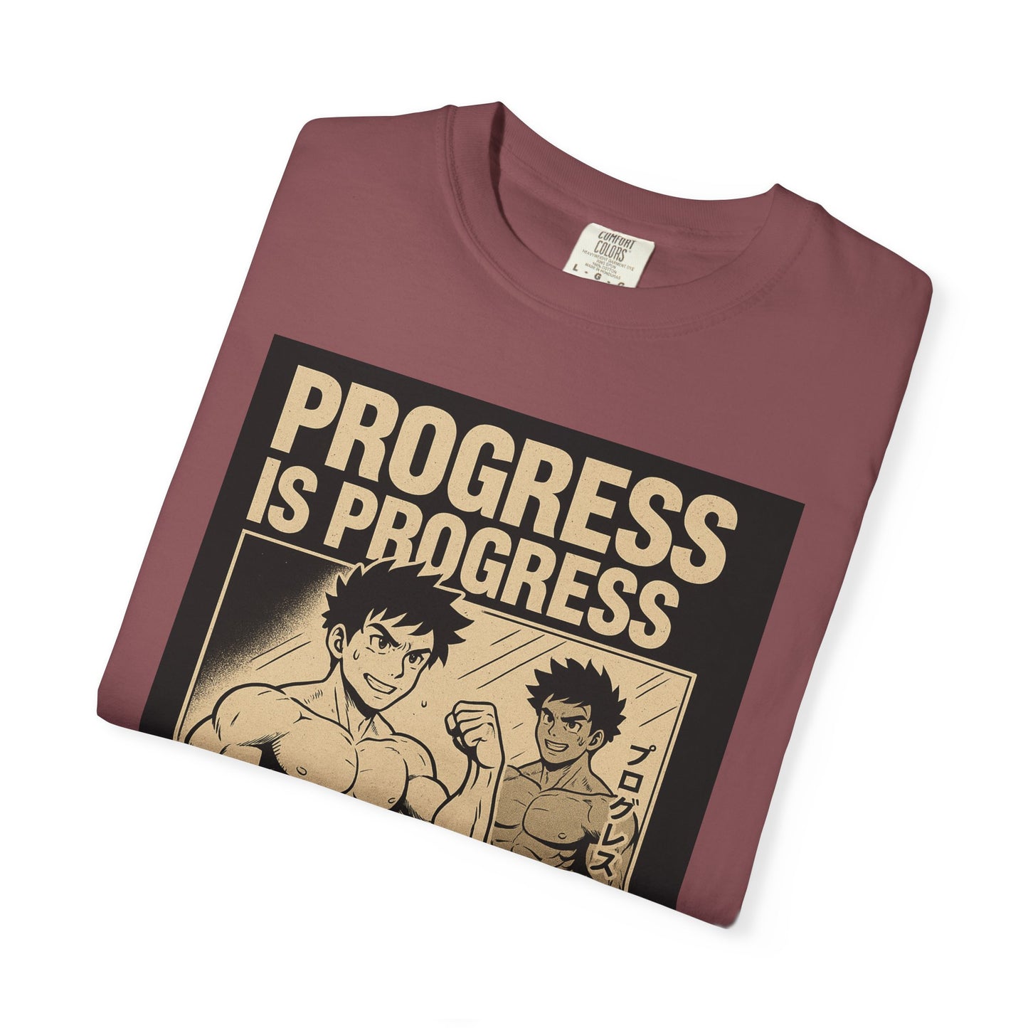 Motivational Fitness T-Shirt, Gym Apparel, Workout Shirt, Progress Is Progress Tee, Unisex Athletic Wear, Unique Gym Gift