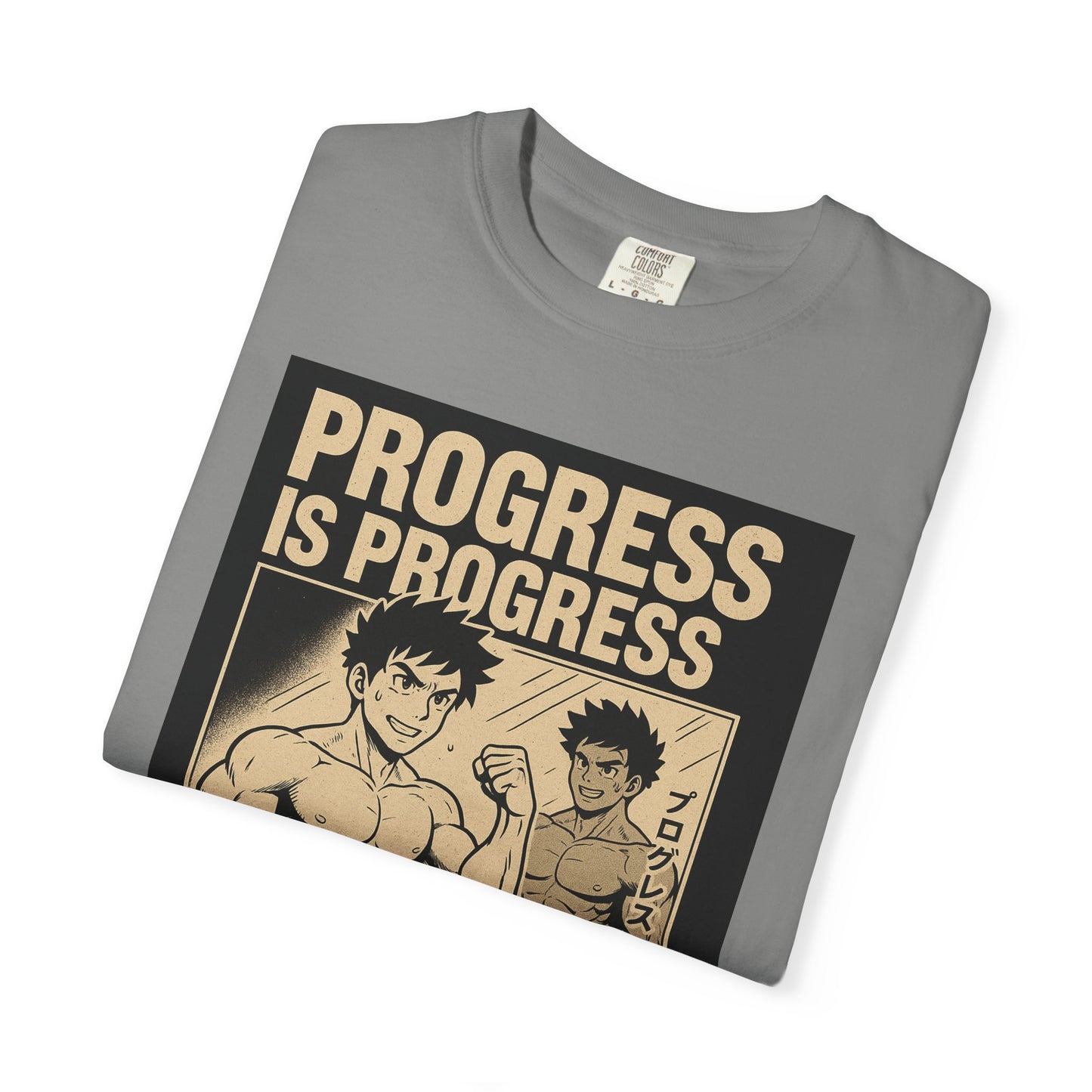 Motivational Fitness T-Shirt, Gym Apparel, Workout Shirt, Progress Is Progress Tee, Unisex Athletic Wear, Unique Gym Gift
