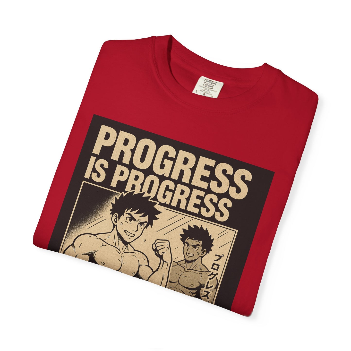 Motivational Fitness T-Shirt, Gym Apparel, Workout Shirt, Progress Is Progress Tee, Unisex Athletic Wear, Unique Gym Gift