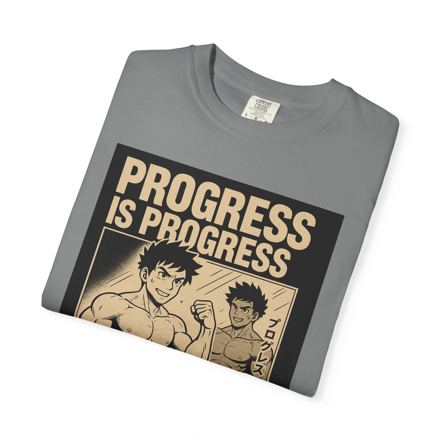Motivational Fitness T-Shirt, Gym Apparel, Workout Shirt, Progress Is Progress Tee, Unisex Athletic Wear, Unique Gym Gift