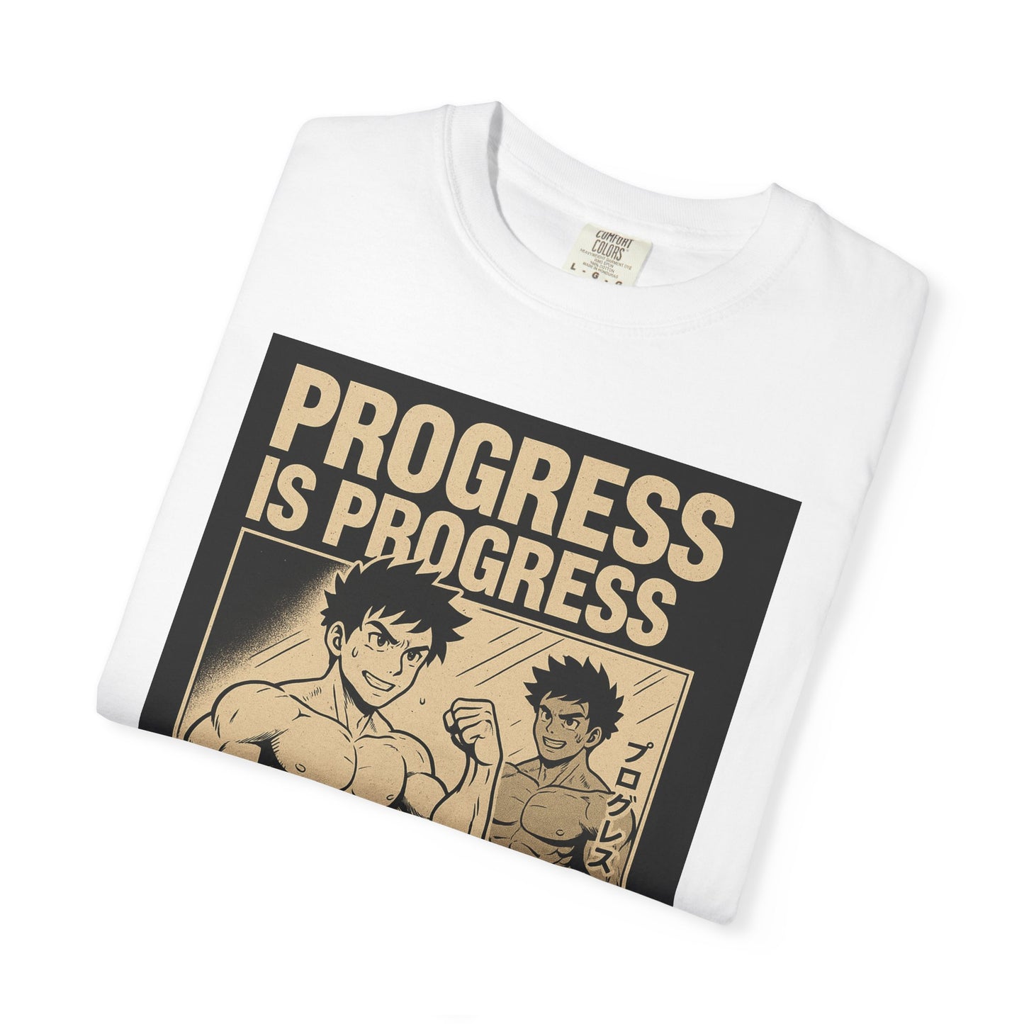 Motivational Fitness T-Shirt, Gym Apparel, Workout Shirt, Progress Is Progress Tee, Unisex Athletic Wear, Unique Gym Gift